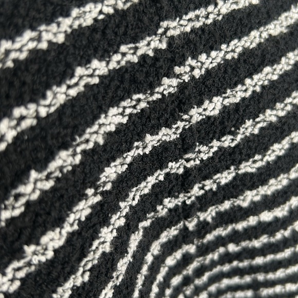 Theory Purposeful Stripe Yaisa Z Jacket Open Front Blazer Black White Women S - Picture 16 of 17